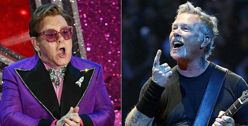 ELTON JOHN - METALLICA